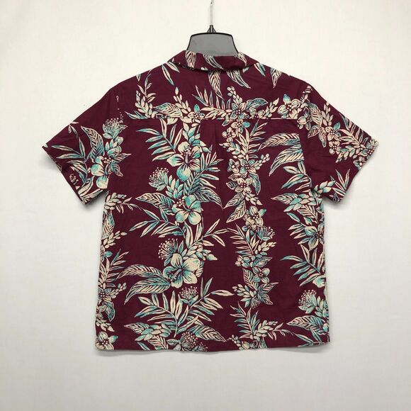 Tori Richard Uniforms Women Hawaiian Button Shirt Top Size Large Floral B260 -29 - Picture 9 of 12